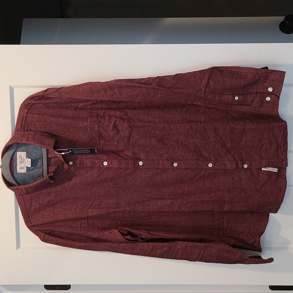 Mens Brand New Penguin button down shirt , size XXL , super soft material ,